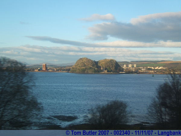 Photo ID: 002340, Dumbarton castle from across the Clyde, Langbank, Scotland