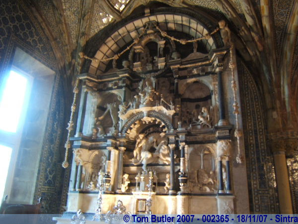 Photo ID: 002365, The chapel inside the Palcio da Pena, Sintra, Portugal