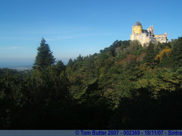 Photo ID: 002369, Looking back towards The Palcio da Pena from the Parque, Sintra, Portugal