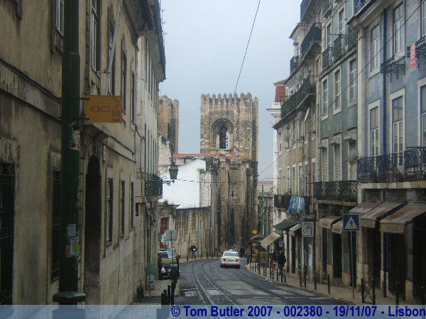 Photo ID: 002380, Approaching the Cathedral, Lisbon, Portugal