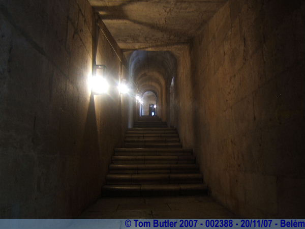 Photo ID: 002388, The stairway to the upper cloister, Belm, Portugal
