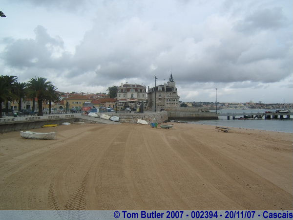 Photo ID: 002394, The beach and the harbour houses, Cascais, Portugal