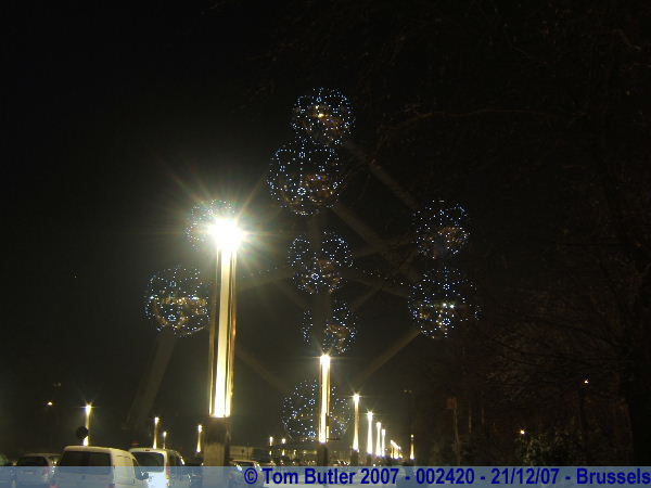 Photo ID: 002420, The Atomium, sparkling, Brussels, Belgium