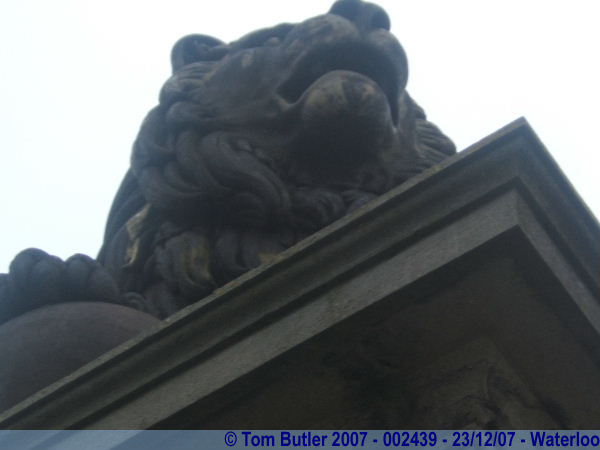 Photo ID: 002439, The lion stares across the battlefield that altered Europe, Waterloo, Belgium
