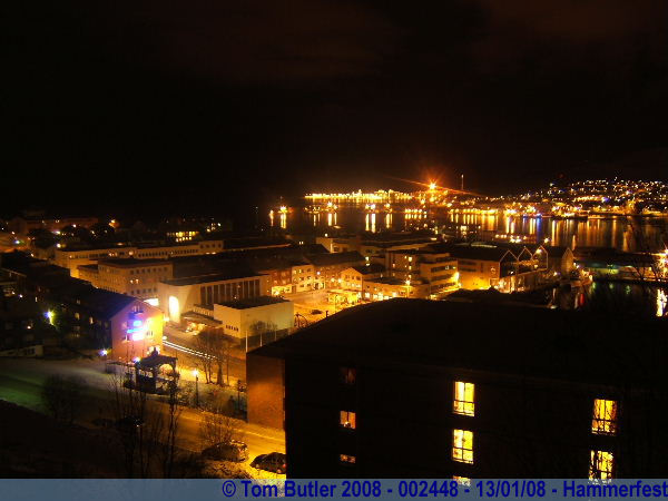 Photo ID: 002448, The town and the harbour from the zigzag path, Hammerfest, Norway