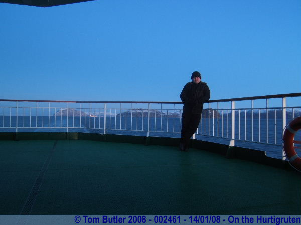 Photo ID: 002461, On deck, On the Hurtigruten, Between Hammerfest and ksfjord, Norway
