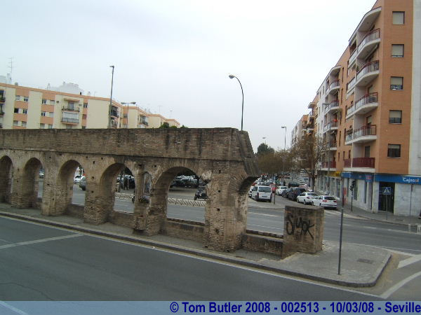 Photo ID: 002513, Remains of the Moorish aqueduct, Seville, Spain