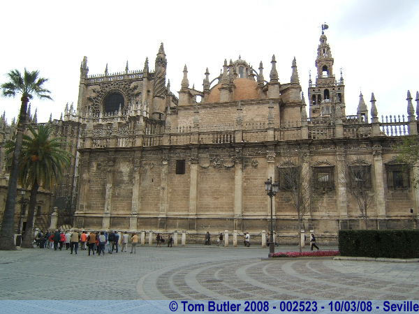 Photo ID: 002523, The front of the cathedral, Seville, Spain