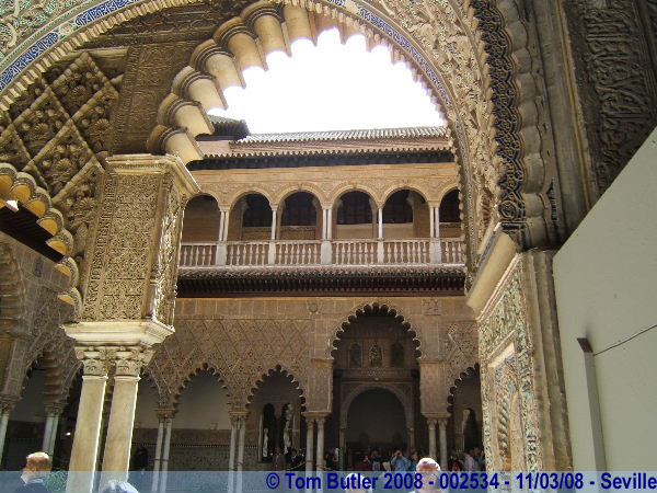 Photo ID: 002534, In the main courtyard, Seville, Spain