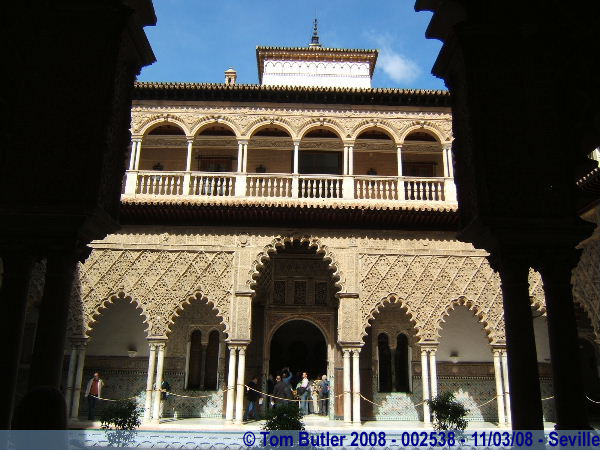 Photo ID: 002538, In the main courtyard, Seville, Spain