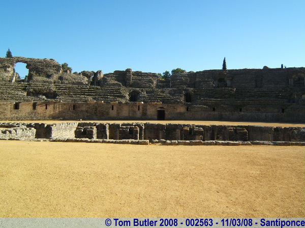 Photo ID: 002563, On the floor of the Amphitheatre, Santiponce, Spain