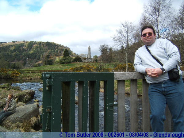 Photo ID: 002601, On a bridge across the river, Glendalough, Ireland