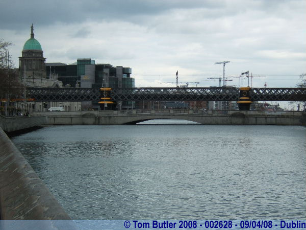 Photo ID: 002628, A high tide on the River Liffey, Dublin, Ireland