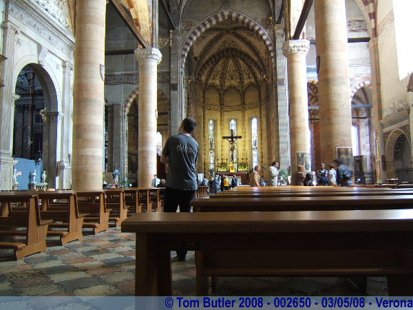 Photo ID: 002650, Inside the Chiesa di Sant'Anastasia, Verona, Italy