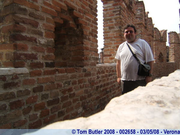 Photo ID: 002658, On the ramparts of the Castelvecchio, Verona, Italy