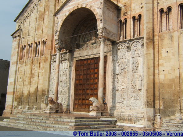 Photo ID: 002665, The front of the Basilica San Zeno, Verona, Italy