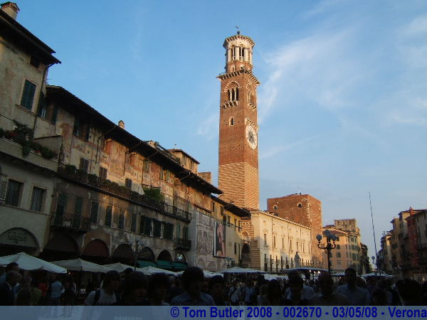 Photo ID: 002670, Piazza di Signori and Torre dei Lamberti, Verona, Italy