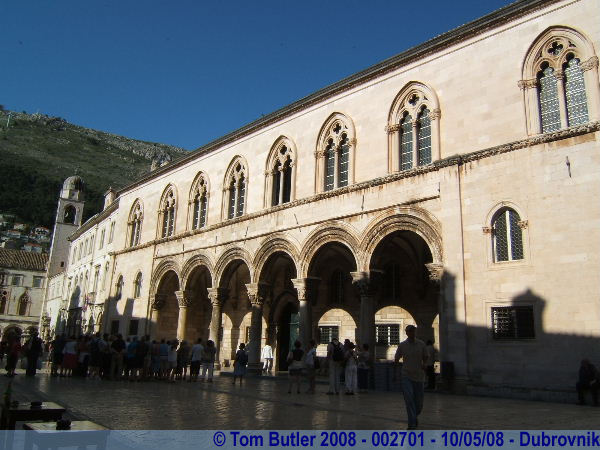 Photo ID: 002701, The front of the Rectors Palace, Dubrovnik, Croatia
