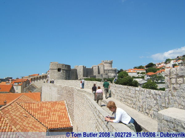 Photo ID: 002729, The Northern edge of the city walls, Dubrovnik, Croatia