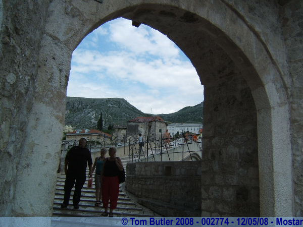 Photo ID: 002774, Approaching the old bridge, Mostar, Bosnia and Herzegovina