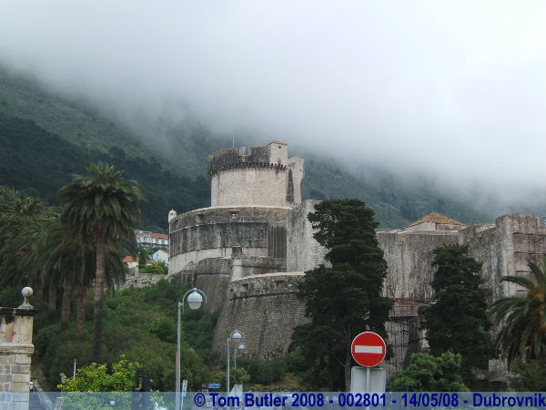 Photo ID: 002801, Minceta tower on a drizzly morning, Dubrovnik, Croatia