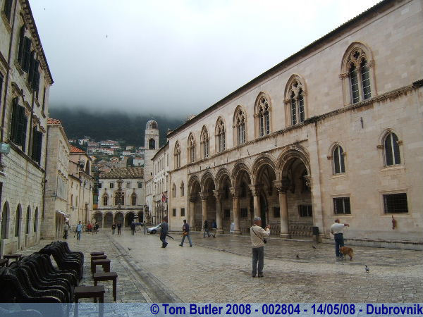 Photo ID: 002804, The Rectors palace in the morning drizzle, Dubrovnik, Croatia