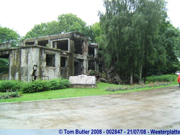 Photo ID: 002847, A bombed out building, Westerplatte, Poland
