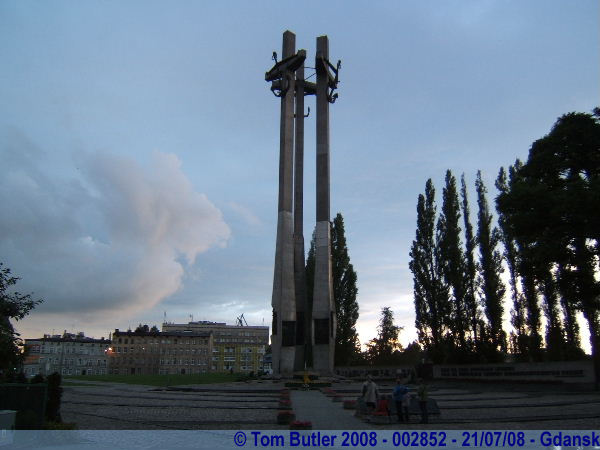 Photo ID: 002852, The monument to the fallen at the Gdansk Shipyards, Gdansk, Poland