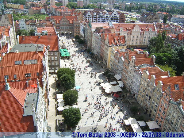 Photo ID: 002860, The view from the town hall tower, Gdansk, Poland