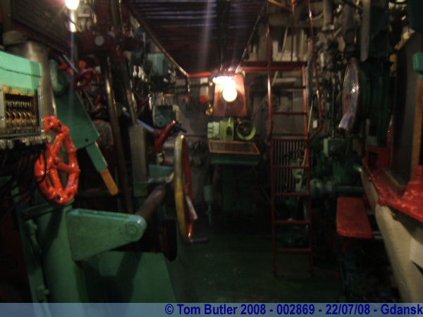 Photo ID: 002869, Inside the engine room of the MS Soldek, Gdansk, Poland