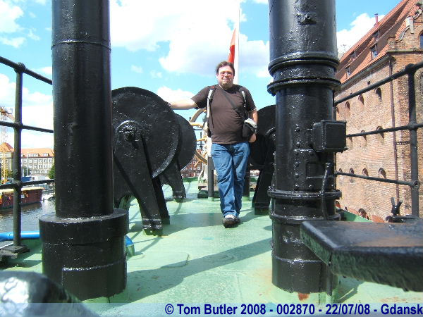 Photo ID: 002870, On the deck of MS Soldek, Gdansk, Poland