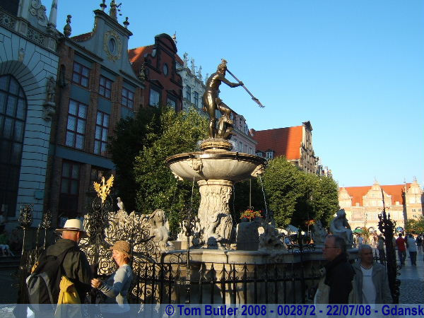 Photo ID: 002872, Neptune fountain outside the town hall, Gdansk, Poland