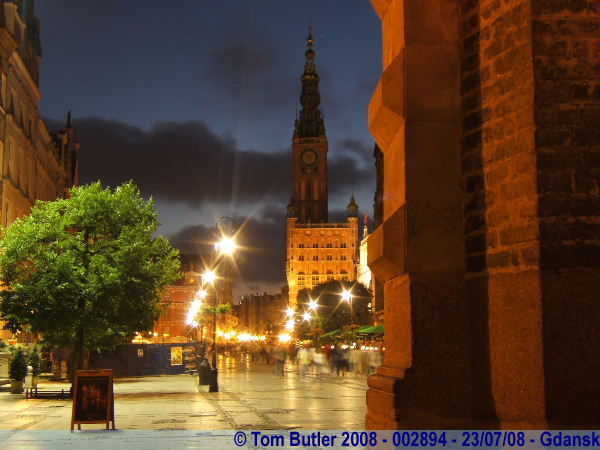 Photo ID: 002894, The town hall from the green gate, Gdansk, Poland