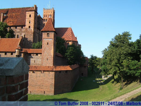Photo ID: 002911, The bulk of the upper castle, Malbork, Poland
