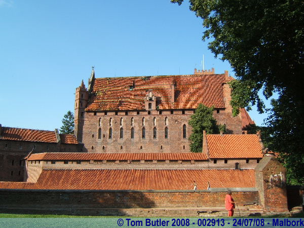 Photo ID: 002913, The bulk of the upper castle, Malbork, Poland