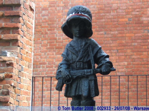 Photo ID: 002933, The statue to the Little Insurgent, Warsaw, Poland