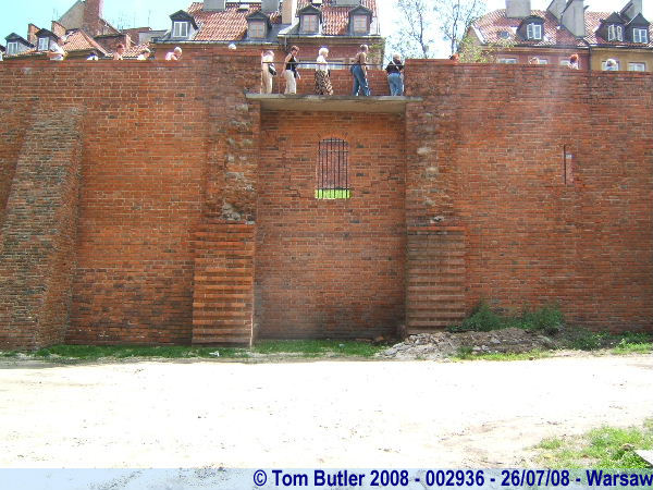 Photo ID: 002936, The remains of the old city walls, Warsaw, Poland