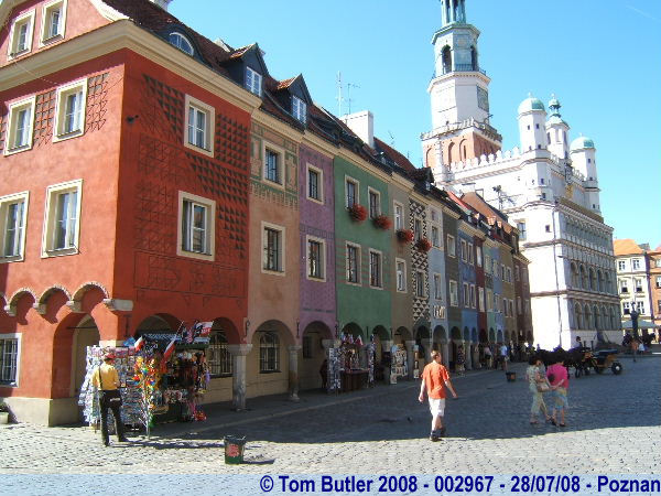 Photo ID: 002967, Buildings on the old town square, Poznan, Poland