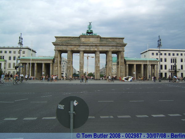Photo ID: 002987, The Brandenburg Gate, Berlin, Germany