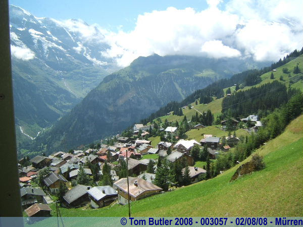 Photo ID: 003057, Heading back into Mrren, Mrren, Switzerland