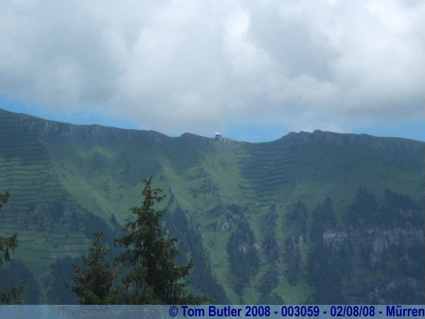 Photo ID: 003059, Looking across to the Cable car station at Mnnlichen, Mrren, Switzerland