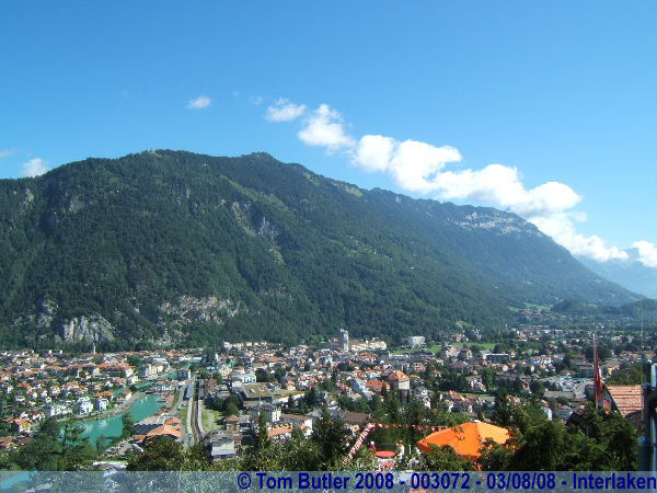 Photo ID: 003072, The Harder Kulm mountain and Interlaken, Interlaken, Switzerland