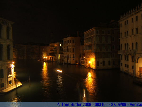 Photo ID: 003105, Boats zip beneath the Rialto Bridge, Venice, Italy