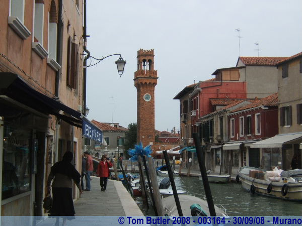 Photo ID: 003164, A bell tower on Murano, Murano, Italy