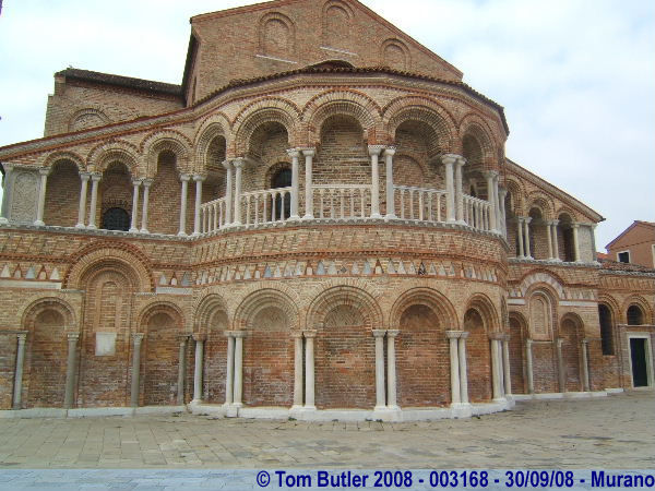 Photo ID: 003168, The back of Santi Maria e Donato, Murano, Italy