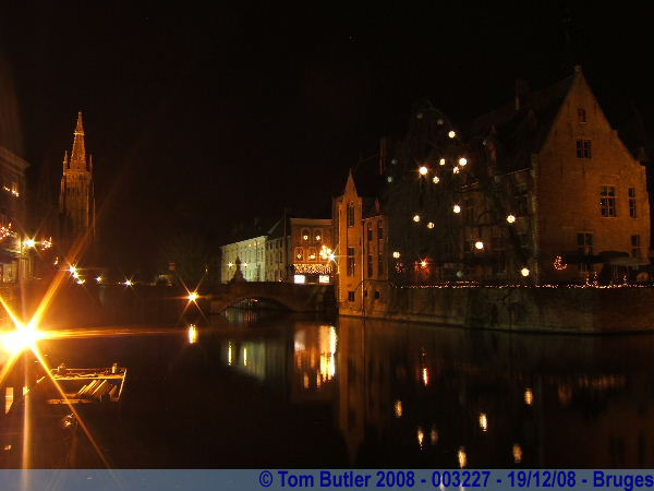 Photo ID: 003227, The canals and Our Lady's church, Bruges, Belgium