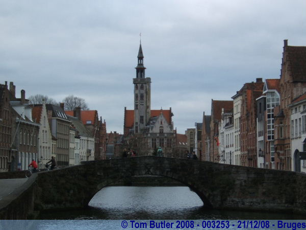 Photo ID: 003253, Looking back to the Poorterloge, Bruges, Belgium