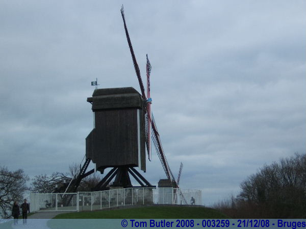 Photo ID: 003259, Two windmills, Bruges, Belgium