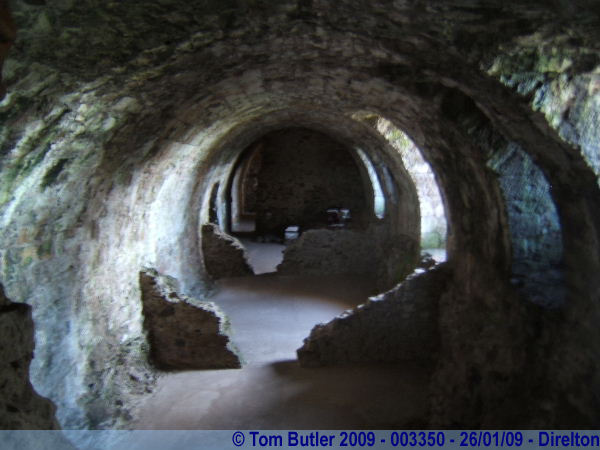Photo ID: 003350, Inside the vaults of Direlton Castle, Direlton, Scotland