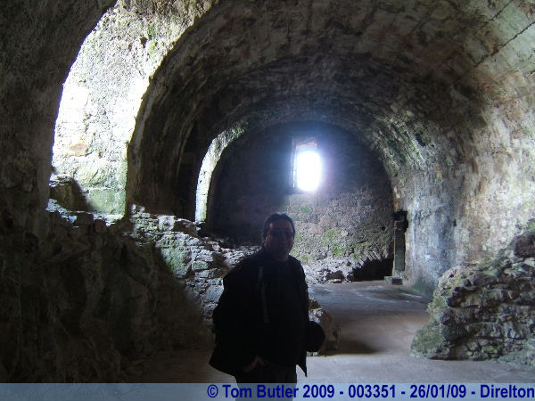 Photo ID: 003351, Inside the vaults of Direlton Castle, Direlton, Scotland